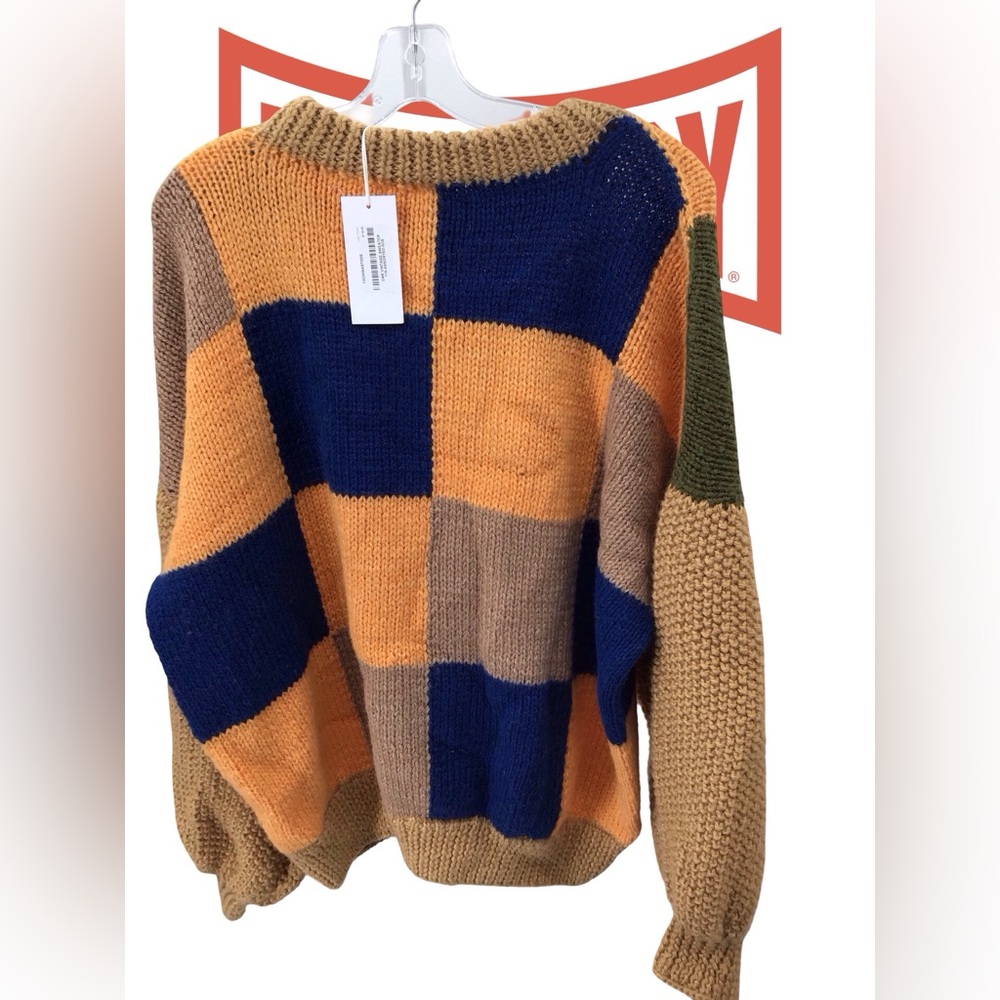 Colorful Patchwork Sweater - Picture 2 of 4
